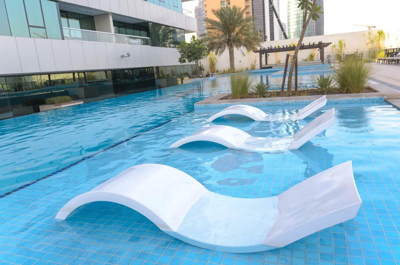 Waterfront Downtown- Damac Maison Canal View Dubaj Kültér fotó